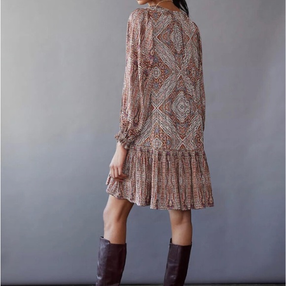 Anthropologie Sabina Flounced Tunic Dress NWT - Picture 4 of 5